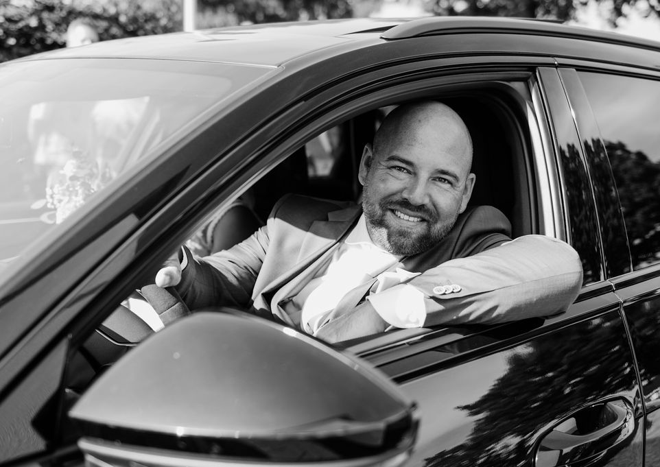 Remco Nijssen in auto